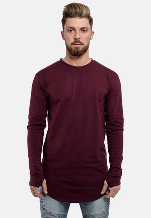 ROUND - Langarmshirt - burgundy