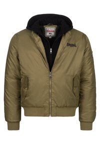 Lonsdale - NORMALE PASSFORM BALLINDEAN - Bomberjacke - olive black Thumbnail-Bild 1