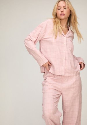 Hunkemöller, HUNKEMÖLLER JACKET LONGSLEEVE WOVEN - Nachtwäsche Shirt - pink