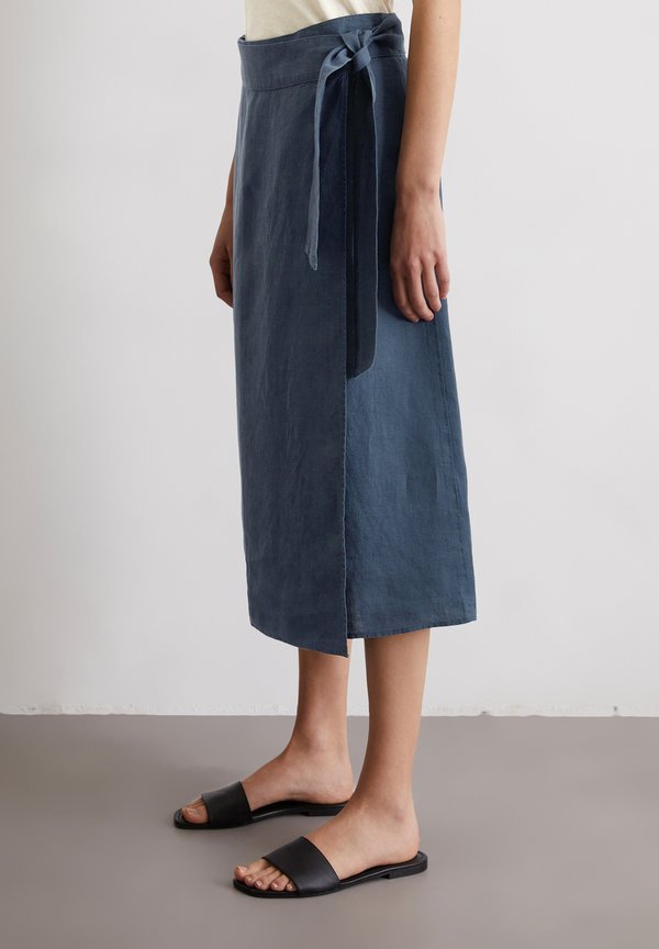 WRAP STYLE MIDI LENGTH - Wrap skirt4