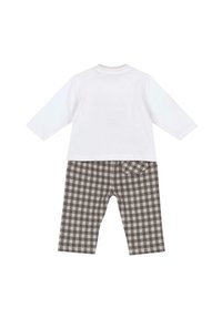 Chicco OUTFIT SET - Tygbyxor - white
