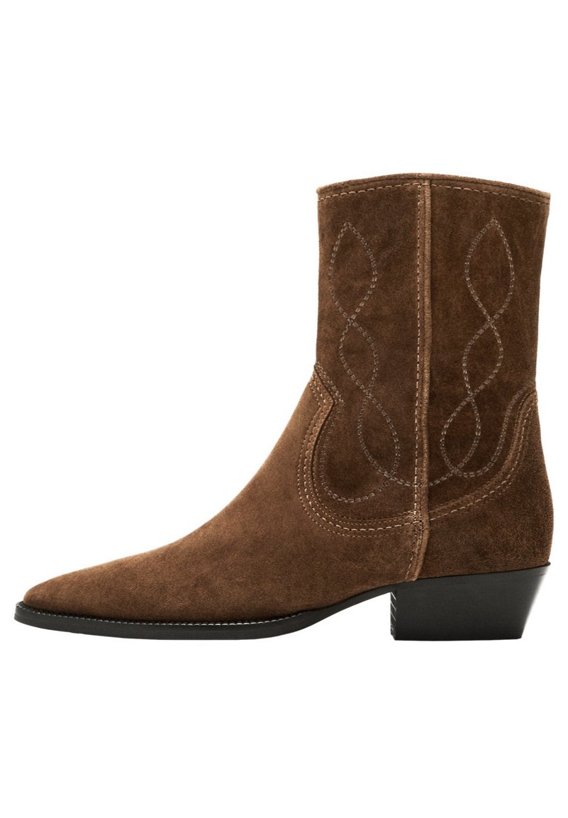 massimo dutti cowboy ankle boot