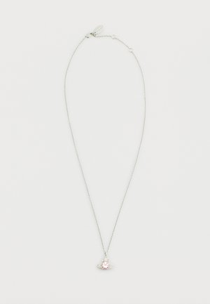 ISMENE PENDANT - Ketting - platinum-coloured/milky pink