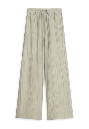 Twist, TWIST PANTS TEXTURED WIDE LEG PANTS - Stoffhose - l khaki