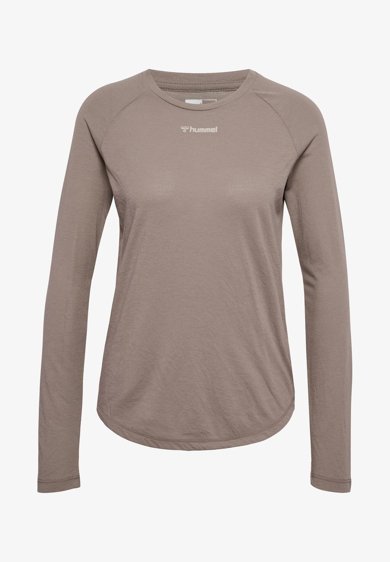 Hummel VANJA - Langærmet T-shirt - driftwood