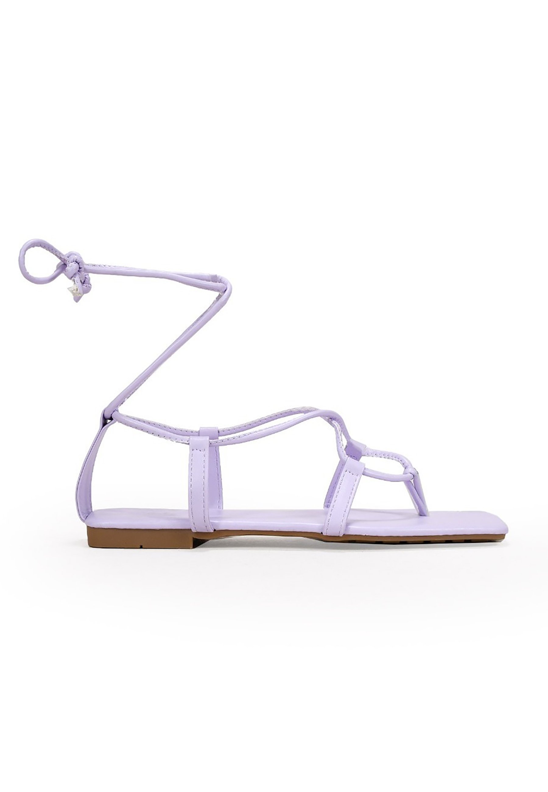 Bosanova PLANAS CON CORDONES - Sandalias de dedo - lila/morado - Zalando.es