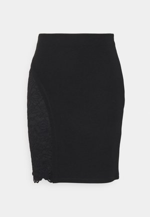 Anna Field Petite PANEL ASYMMETRIC  - Minigonna - black