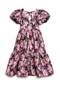 FLORAISON JACQUARD MIDI DRESS - Cocktail dress / Party dress - purple