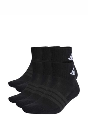 CUSHIONED ESSENTIALS ANKLE 6 PAIR PACK - Calcetines de deporte - black/black/white