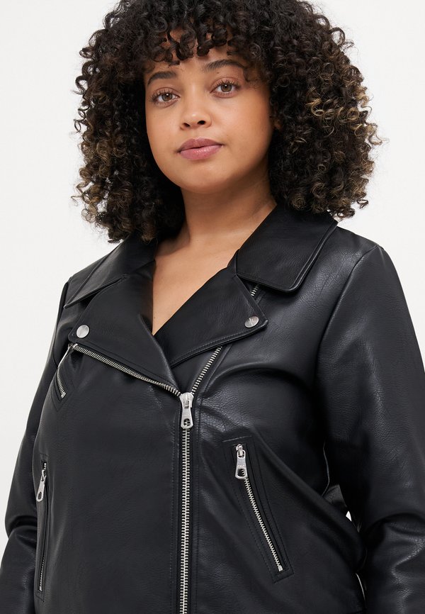 CARVERA BIKER - Faux leather jacket3