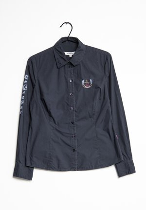 Button-down blouse - blue