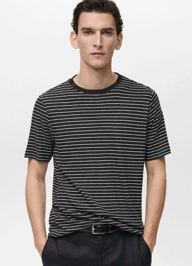 Mango - T-shirt con stampa - black, Ingrandire