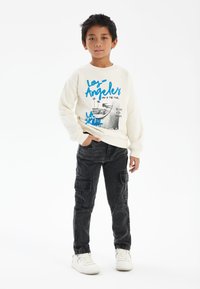 MINOTI GRAPHIC CREW NECK - Melegítőfelső - stone