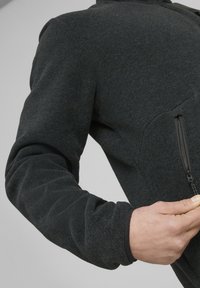 Puma SEASONS FULL ZIP M - Fliisjakk - black heather-silver