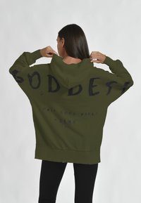 Deha RHYTHM MOVE HYPE - Felpa con cappuccio - verde oliva