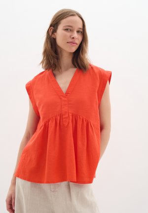 ELLIEIW V - Blouse - cherry tomato