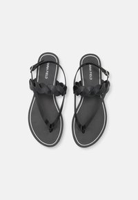 Anna Field Wide Fit Sandálias em T - black