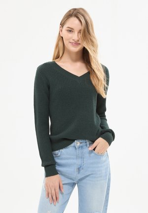 Terranova Maglione - verde scuro