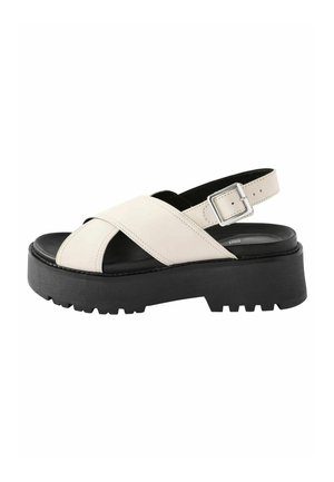 CHUNKY WIDE - Sandalias con plataforma - bone