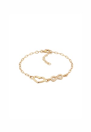 SPARKLING FOREVER HEART - Armband - gold-coloured