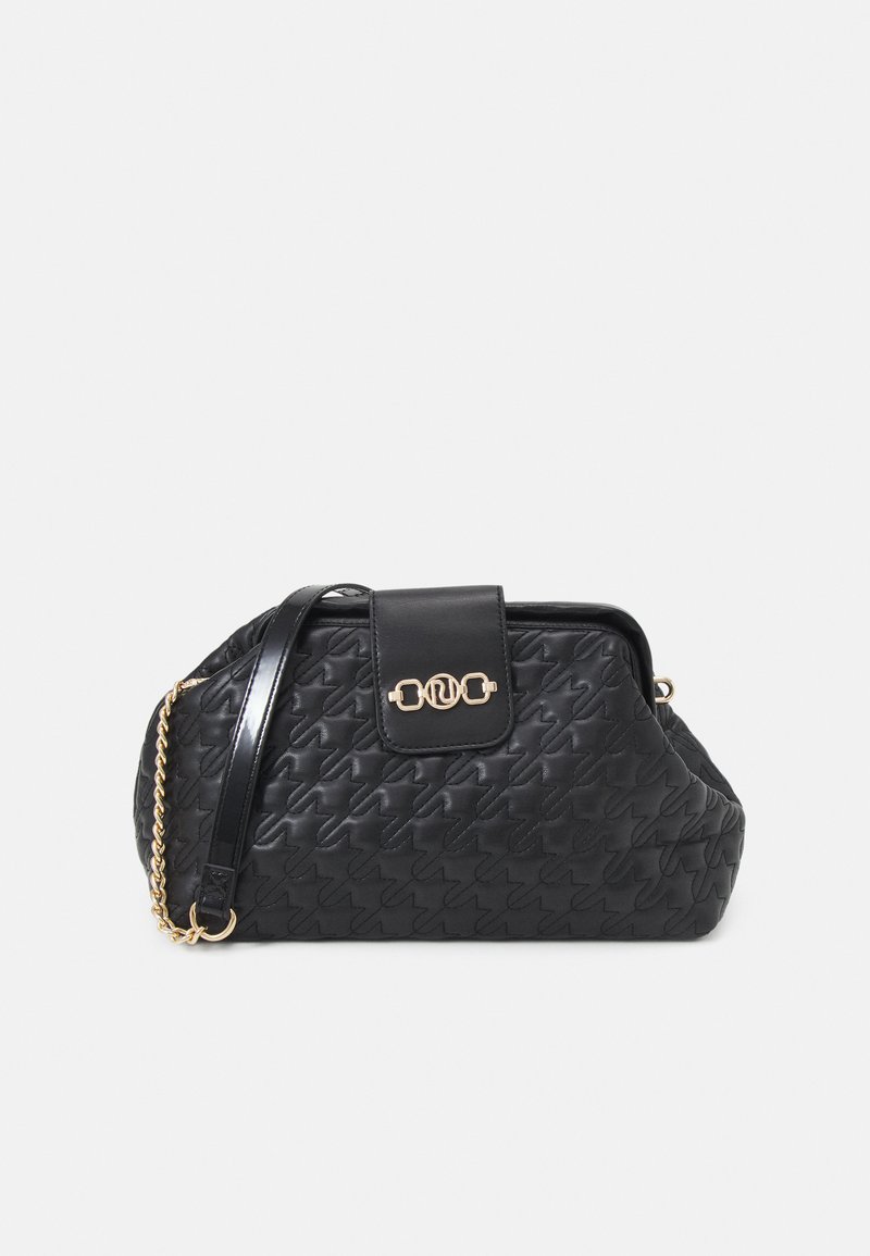 River Island DOGTOOTH FRAME BODY Across body bag black Zalando.co.uk