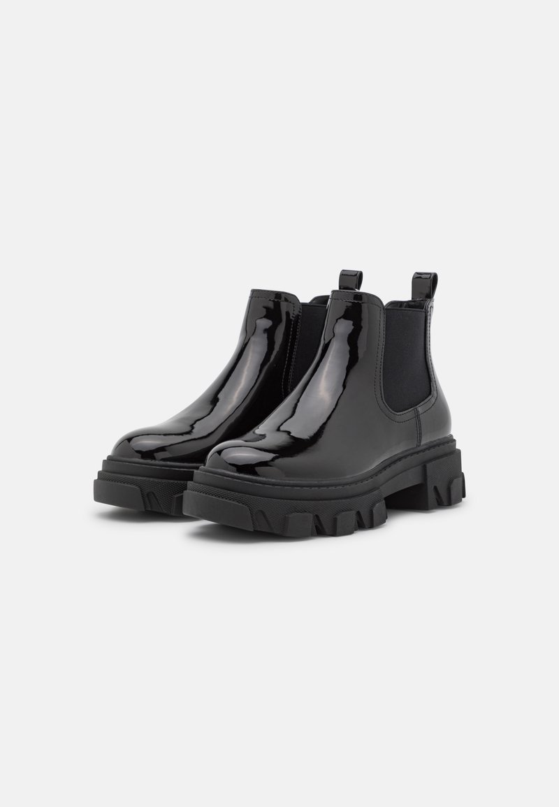 Damen Ankle Boots | Even&Odd Plateaustiefelette black/schwarz - LP54906 Damen Ankle Boots | Even&Odd Plateaustiefelette black/schwarz - LP54906
