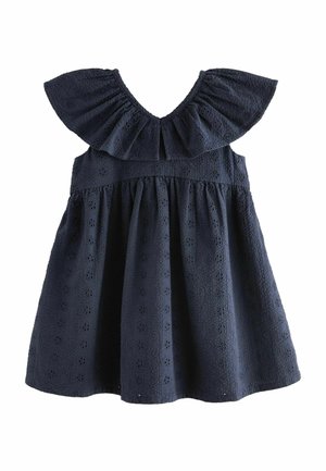 Next BRODERIE REGULAR FIT - Freizeitkleid - navy blue