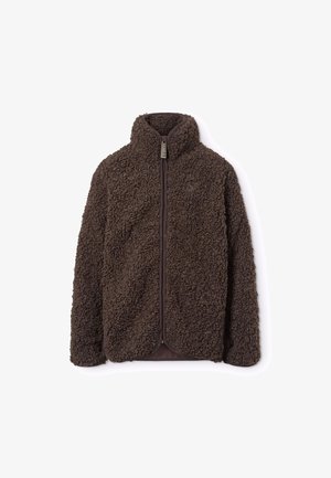 Molo ULAN JACKET - Fleecejacke - dark cocoa