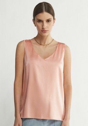 V-NECK - Bluse - Pink