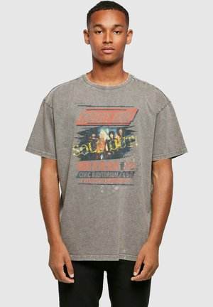 MOTLEY CRUE - SATD TOUR ACID WASHED HEAVY OVERSIZE TEE - T-Shirt print - asphalt