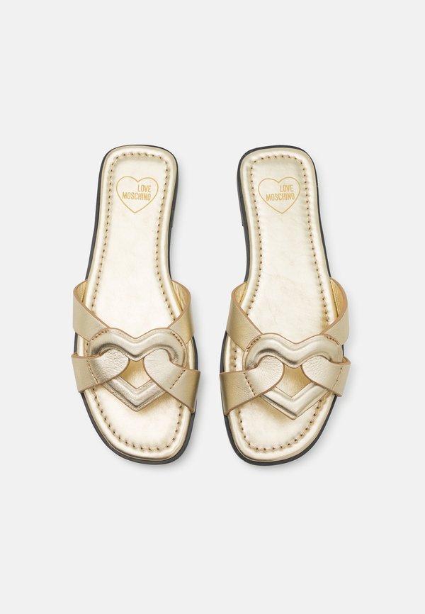 FILLED HEART - Mules - platino4