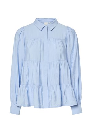 YAS, YASPALA LS SHIRT S. NOOS - Blúzka so zapínaním na gombíky - kentucky blue