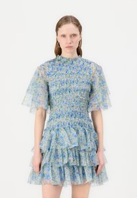 Malina MINNIE SHORT SLEEVE MINI DRESS - Day dress - ditsy