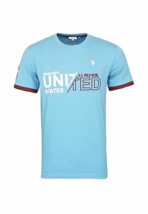 T-shirt print - light blue