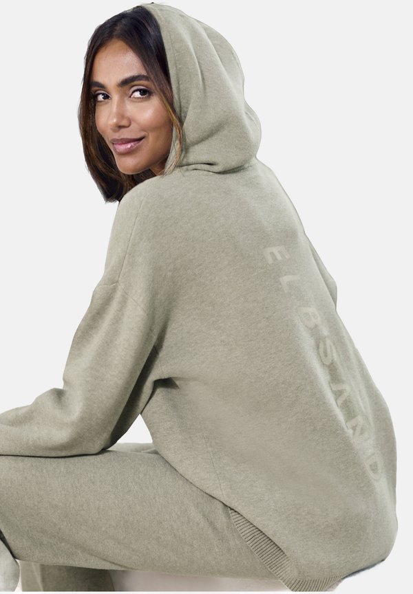 Sweatshirt - oliv meliert