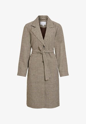 VILA, COAT VIBEAUTY BELTED - Manteau classique - coffee bean