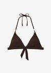 REGULAR FIT RIAH HALTER NECK - Bikiinide ülaosa - chocolate