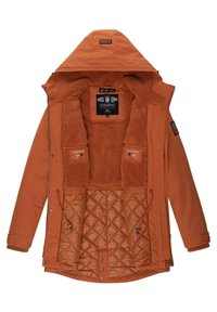 Navahoo MANAKA Wintermantel rusty cinnamon/ocker