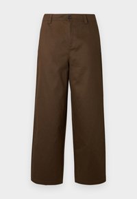 WIDE LEG  - Pantalon classique - brown