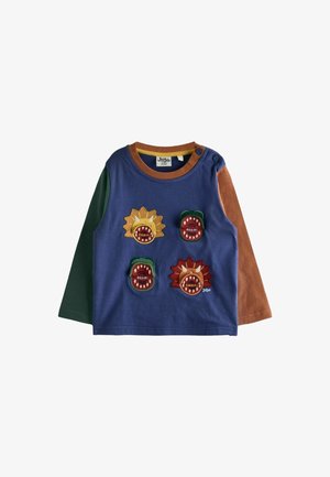 REGULAR FIT - INTERACTIVE APPLIQUÉ - Bluză cu mânecă lungă - indigo blue dino