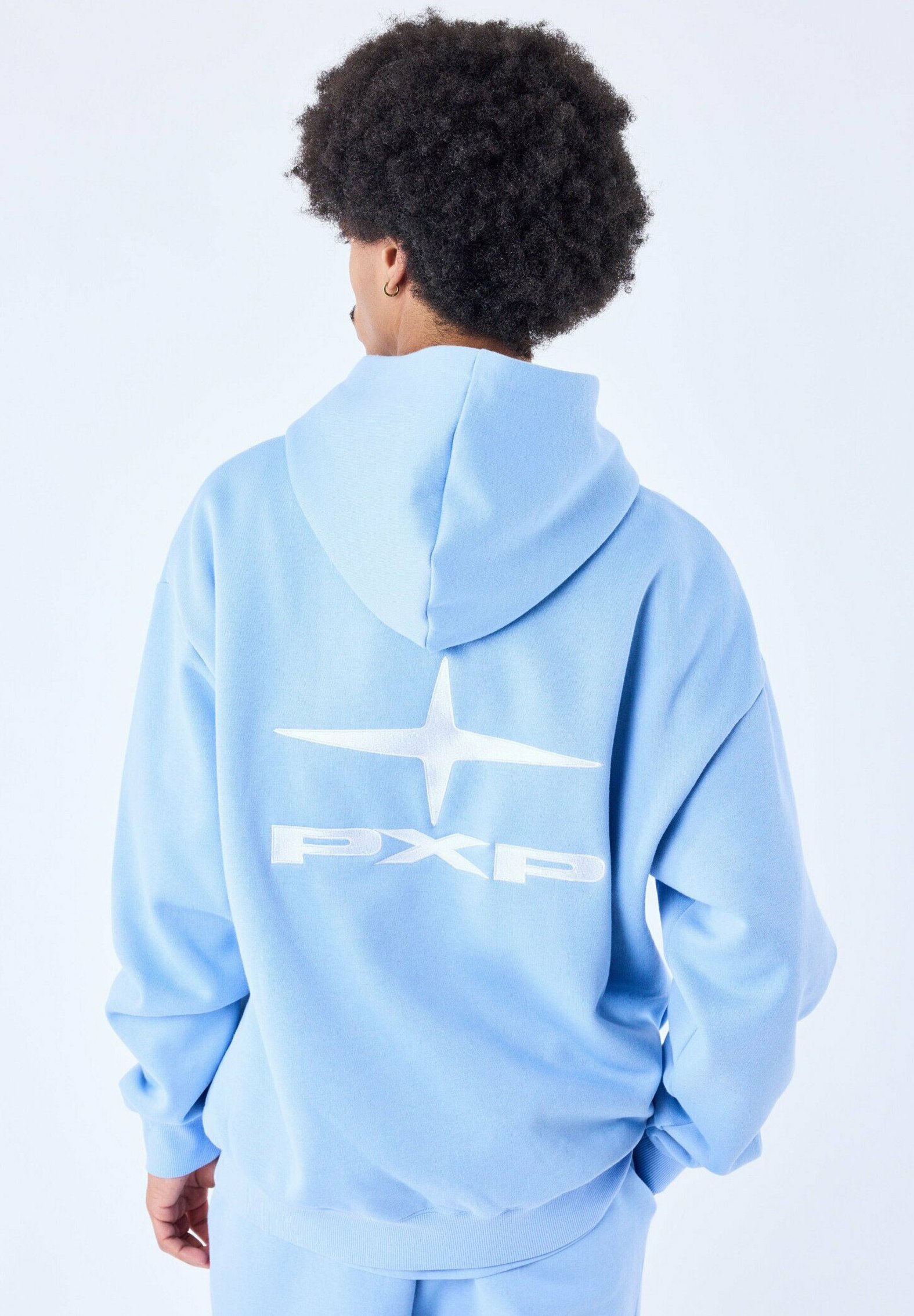 Pull&Bear - sweat à capuche - Bleu marine