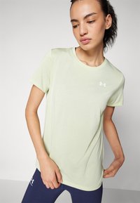 Under Armour TECH TWIST - Spordi T-särk - retro green/white
