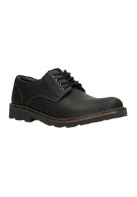 Wojas Volnočasové šněrovací boty - black