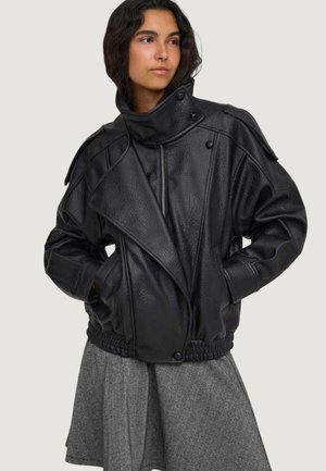 ONLY, Chaqueta de cuero sintético - black