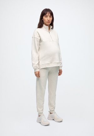 Anna Field MAMA by Zalando, SET - Долнище на анцуг - mottled beige