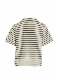 VILA MIT KURZEN ÄRMELN V-AUSSCHNITT - Polokošeľa - birch