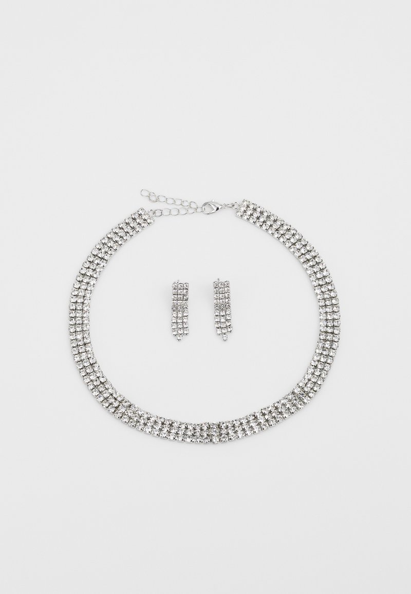 Pieces PCTAMARA SET - Øreringe - silver-coloured