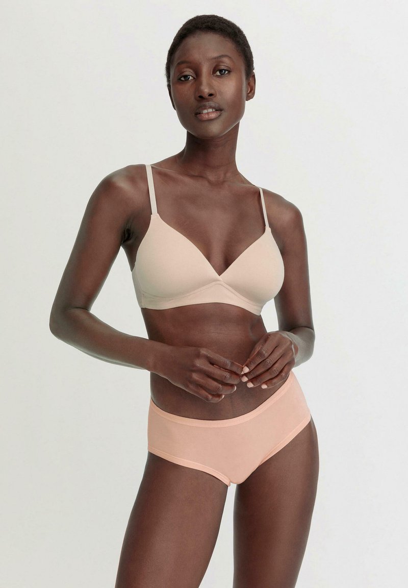 hessnatur WÄSCHE SPACER BÜGELLOS PURE SENSE - T-shirt BH - puder