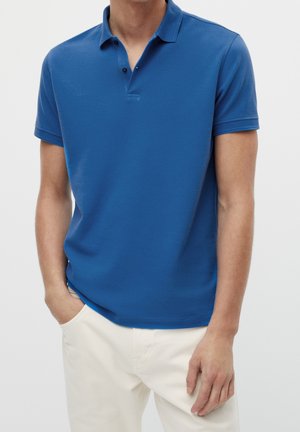 Massimo Dutti, Polo - metallic blue
