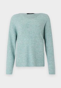 VMCREWLEFILE VNECK  - Neule - gray mist